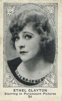 1921 American Caramel Movie Stars (E123) #54 Ethel Clayton Front