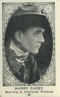 1921 American Caramel Movie Stars (E123) #55 Harry Carey Front