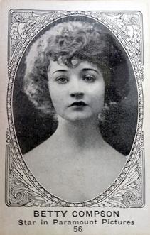1921 American Caramel Movie Stars (E123) #56 Betty Compson Front
