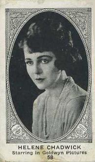 1921 American Caramel Movie Stars (E123) #58 Helene Chadwick Front