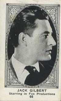 1921 American Caramel Movie Stars (E123) #66 Jack Gilbert Front