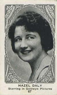 1921 American Caramel Movie Stars (E123) #67 Hazel Daly Front