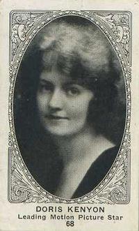 1921 American Caramel Movie Stars (E123) #68 Doris Kenyon Front