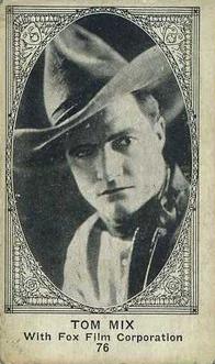 1921 American Caramel Movie Stars (E123) #76 Tom Mix Front