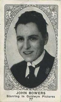 1921 American Caramel Movie Stars (E123) #77 John Bowers Front