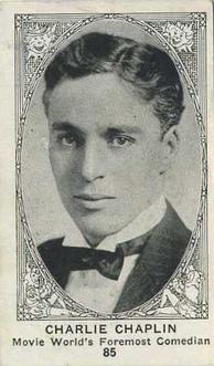 1921 American Caramel Movie Stars (E123) #85 Charlie Chaplin Front