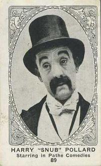 1921 American Caramel Movie Stars (E123) #89 Snub Pollard Front