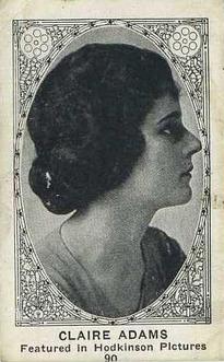 1921 American Caramel Movie Stars (E123) #90 Claire Adams Front
