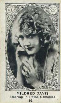 1921 American Caramel Movie Stars (E123) #93 Mildred Davis Front