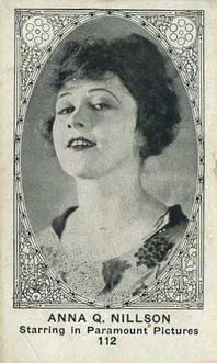 1921 American Caramel Movie Stars (E123) #112 Anna Q. Nilsson Front