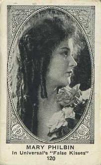 1921 American Caramel Movie Stars (E123) #120 Mary Philbin Front