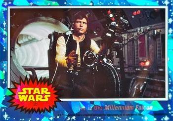 2022 Topps Chrome Sapphire Edition Star Wars #30 Han in the Millennium Falcon Front