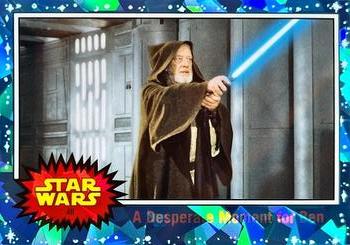 2022 Topps Chrome Sapphire Edition Star Wars #46 A Desperate Moment for Ben Front