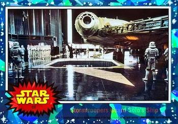 2022 Topps Chrome Sapphire Edition Star Wars #88 Stormtroopers Guard Solo's Ship Front