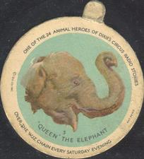 1930 Animal Heroes of Dixie’s Circus Radio Stories (F1) #5 “Queen” the Elephant Front