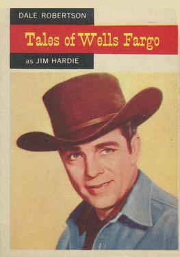 1958 A&BC TV Westerns #42 Dale Robertson as Jim Hardie Front