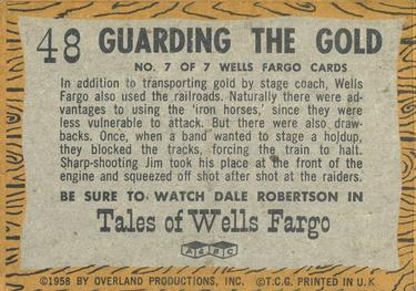 1958 A&BC TV Westerns #48 Guarding The Gold Back