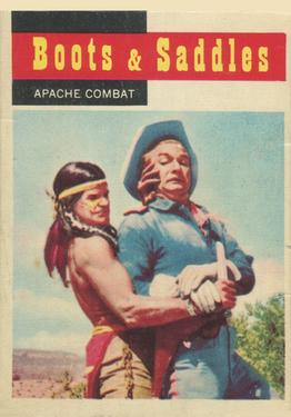 1958 A&BC TV Westerns #52 Apache Combat Front