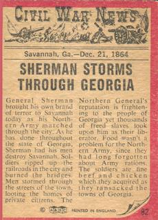 1965 A&BC Civil War News (English) #82 Destroying the Rails Back