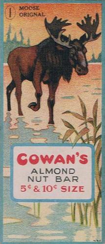 1920 Cowan’s Chocolates Animals (V2) #1 Moose Front
