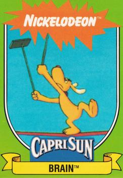 1991 Capri Sun Nickelodeon Nick is Kids #14 Brain Front