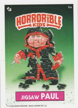 2022 The Horrorible Kids Series 1-3 Reprint #12a Jigsaw Paul Front