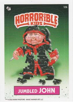 2022 The Horrorible Kids Series 1-3 Reprint #12b Jumbled John Front