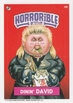2022 The Horrorible Kids Series 1-3 Reprint #20b Dinin' David Front