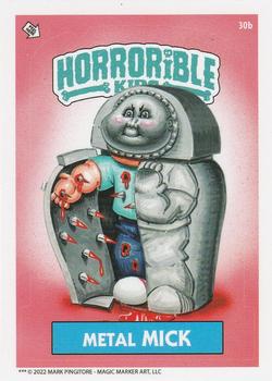 2022 The Horrorible Kids Series 1-3 Reprint #30b Metal Mick Front