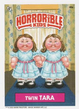 2022 The Horrorible Kids Series 1-3 Reprint #40a Twin Tara Front