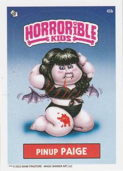 2022 The Horrorible Kids Series 1-3 Reprint #43b Pinup Paige Front
