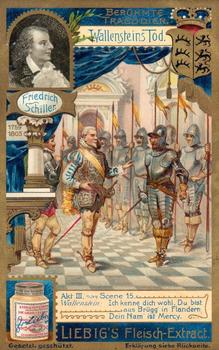 1906 Liebig Berühmte Tragödien (Famous Tragedies) (German Text) (F870, S871) #NNO Frédéric Schiller Front