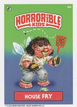 2022 The Horrorible Kids Series 4 Reprint #49b House Fry Front