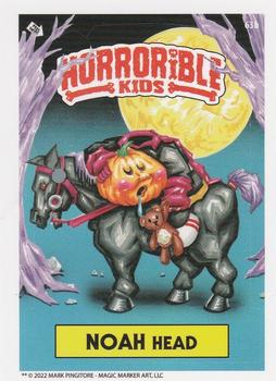 2022 The Horrorible Kids Series 4 Reprint #63b Noah Head Front