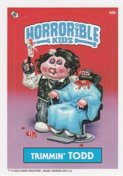 2022 The Horrorible Kids Series 4 Reprint #66b Trimmin' Todd Front
