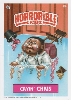2022 The Horrorible Kids Series 4 Reprint #70b Cryin' Chris Front