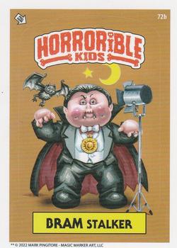 2022 The Horrorible Kids Series 4 Reprint #72b Bram Stalker Front