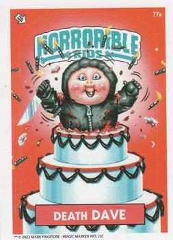 2022 The Horrorible Kids Series 4 Reprint #77a Death Dave Front