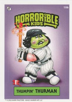 2022 The Horrorible Kids Series 6 Reprint #150b Thumpin' Thurman Front