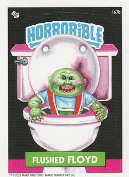 2022 The Horrorible Kids Series 6 Reprint #167b Flushed Floyd Front