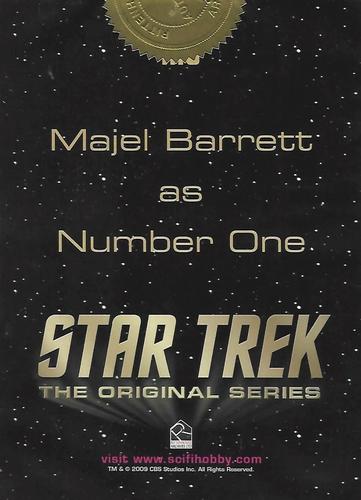 2009 Rittenhouse Star Trek: The Original Series Archives - Majel Barrett Tribute #M8 Majel Barrett Back