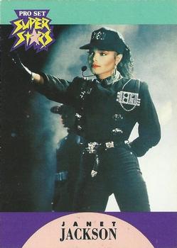 1991 Pro Set SuperStars MusiCards - Promos #1 Janet Jackson Front