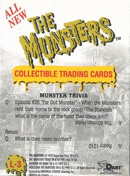 1997 Dart The Munsters - Lenticulars #L-3 Q: Episode #26 Back