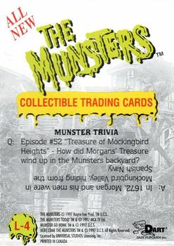 1997 Dart The Munsters - Lenticulars #L-4 Q: Episode #52 Back