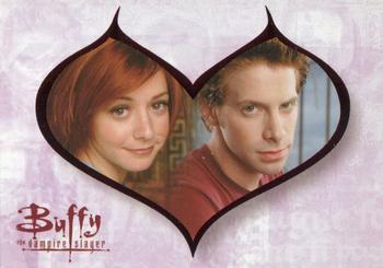 2001 Ikon Collectables Buffy The Vampire Slayer: The Story So Far - Couples #C2 Willow / Oz Front