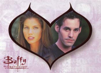2001 Ikon Collectables Buffy The Vampire Slayer: The Story So Far - Couples #C4 Cordelia / Xander Front