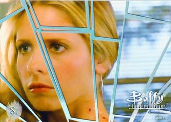2003 Ikon Buffy the Vampire Slayer: The Story Continues - Shattered #S1 Buffy vs. Dracula Front