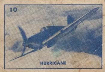1942 Grolier Society Warplanes #10 Hurricane Front
