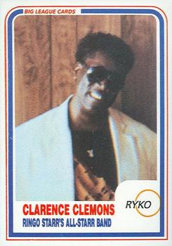 1989 Big League Cards Ringo Starr & His All-Star Band #25 B007 Clarence Clemons Front