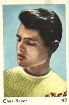 1959 Maple Leafs Gum Sax Set (V417) #40. CHET BAKER Front